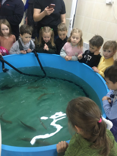 Гости из детского сада в ПАК 2023